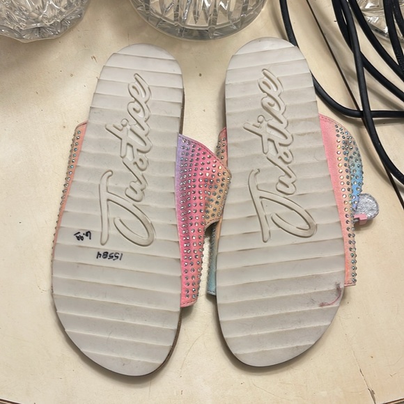 Justice Buckle Sandals - Picture 2 of 2